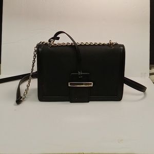 Who What Wear Crossbody small purse black and gold